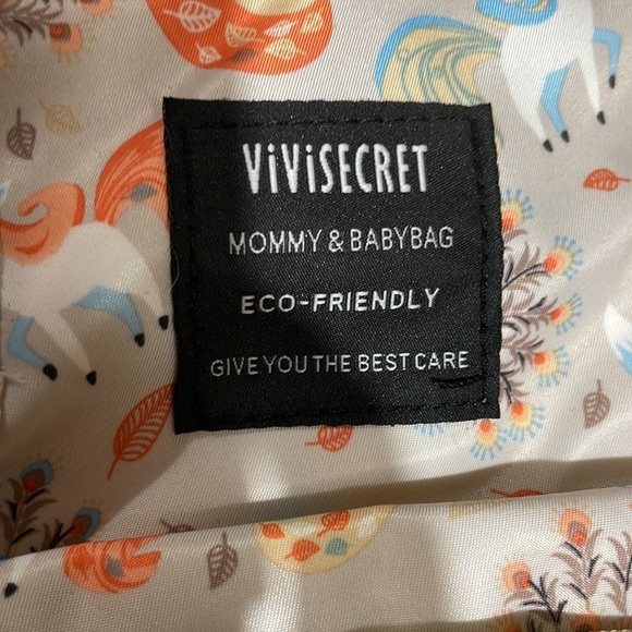 HANNABIGAIL DIAPER BAG BACKPACK FOR MOMS WATERPROOF. EUC. Like new - Picture 2 of 5